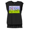 Women's Flowy Muscle Tee With Rolled Cuffs Thumbnail