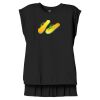 Women's Flowy Muscle Tee With Rolled Cuffs Thumbnail