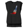 Women's Flowy Muscle Tee With Rolled Cuffs Thumbnail
