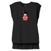 Women's Flowy Muscle Tee With Rolled Cuffs Thumbnail