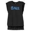 Women's Flowy Muscle Tee With Rolled Cuffs Thumbnail