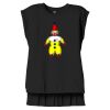 Women's Flowy Muscle Tee With Rolled Cuffs Thumbnail