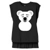 Women's Flowy Muscle Tee With Rolled Cuffs Thumbnail