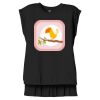 Women's Flowy Muscle Tee With Rolled Cuffs Thumbnail