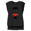 Women's Flowy Muscle Tee With Rolled Cuffs Thumbnail