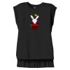 Women's Flowy Muscle Tee With Rolled Cuffs Thumbnail