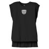 Women's Flowy Muscle Tee With Rolled Cuffs Thumbnail