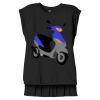 Women's Flowy Muscle Tee With Rolled Cuffs Thumbnail