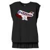 Women's Flowy Muscle Tee With Rolled Cuffs Thumbnail