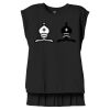 Women's Flowy Muscle Tee With Rolled Cuffs Thumbnail