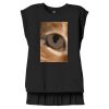 Women's Flowy Muscle Tee With Rolled Cuffs Thumbnail