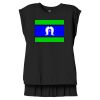 Women's Flowy Muscle Tee With Rolled Cuffs Thumbnail