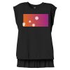 Women's Flowy Muscle Tee With Rolled Cuffs Thumbnail