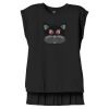 Women's Flowy Muscle Tee With Rolled Cuffs Thumbnail