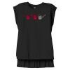 Women's Flowy Muscle Tee With Rolled Cuffs Thumbnail