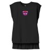 Women's Flowy Muscle Tee With Rolled Cuffs Thumbnail