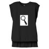 Women's Flowy Muscle Tee With Rolled Cuffs Thumbnail
