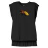 Women's Flowy Muscle Tee With Rolled Cuffs Thumbnail