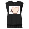 Women's Flowy Muscle Tee With Rolled Cuffs Thumbnail