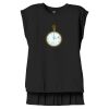 Women's Flowy Muscle Tee With Rolled Cuffs Thumbnail