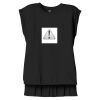 Women's Flowy Muscle Tee With Rolled Cuffs Thumbnail