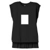 Women's Flowy Muscle Tee With Rolled Cuffs Thumbnail
