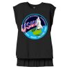 Women's Flowy Muscle Tee With Rolled Cuffs Thumbnail