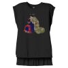 Women's Flowy Muscle Tee With Rolled Cuffs Thumbnail