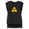 Women's Flowy Muscle Tee With Rolled Cuffs Thumbnail