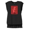Women's Flowy Muscle Tee With Rolled Cuffs Thumbnail