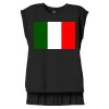 Women's Flowy Muscle Tee With Rolled Cuffs Thumbnail