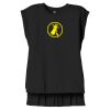 Women's Flowy Muscle Tee With Rolled Cuffs Thumbnail