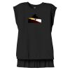 Women's Flowy Muscle Tee With Rolled Cuffs Thumbnail