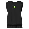 Women's Flowy Muscle Tee With Rolled Cuffs Thumbnail