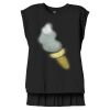 Women's Flowy Muscle Tee With Rolled Cuffs Thumbnail