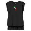 Women's Flowy Muscle Tee With Rolled Cuffs Thumbnail