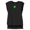 Women's Flowy Muscle Tee With Rolled Cuffs Thumbnail