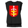 Women's Flowy Muscle Tee With Rolled Cuffs Thumbnail