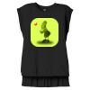 Women's Flowy Muscle Tee With Rolled Cuffs Thumbnail