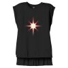 Women's Flowy Muscle Tee With Rolled Cuffs Thumbnail