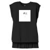 Women's Flowy Muscle Tee With Rolled Cuffs Thumbnail
