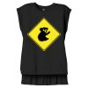 Women's Flowy Muscle Tee With Rolled Cuffs Thumbnail