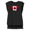 Women's Flowy Muscle Tee With Rolled Cuffs Thumbnail