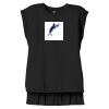 Women's Flowy Muscle Tee With Rolled Cuffs Thumbnail