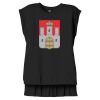 Women's Flowy Muscle Tee With Rolled Cuffs Thumbnail
