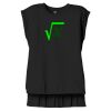 Women's Flowy Muscle Tee With Rolled Cuffs Thumbnail