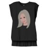 Women's Flowy Muscle Tee With Rolled Cuffs Thumbnail