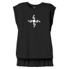 Women's Flowy Muscle Tee With Rolled Cuffs Thumbnail