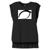 Women's Flowy Muscle Tee With Rolled Cuffs Thumbnail