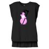 Women's Flowy Muscle Tee With Rolled Cuffs Thumbnail